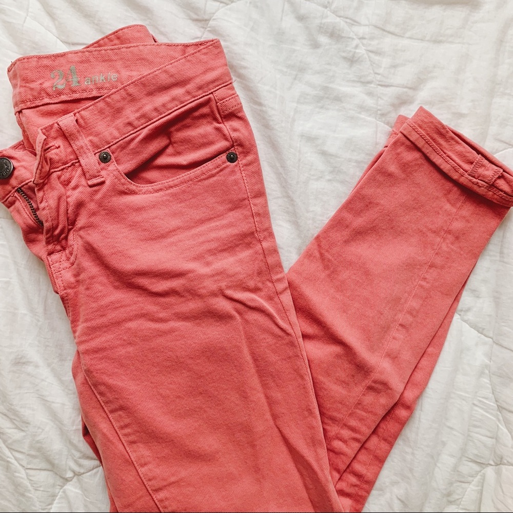 J.Crew Toothpick Pink Jeans